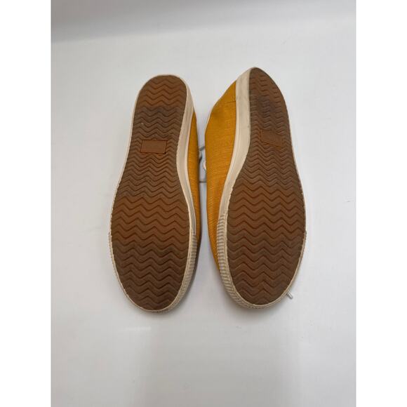 TOMS · Women’s 9 · Heritage Sneakers · Yellow Canvas Lace Up Flats - Picture 5 of 7